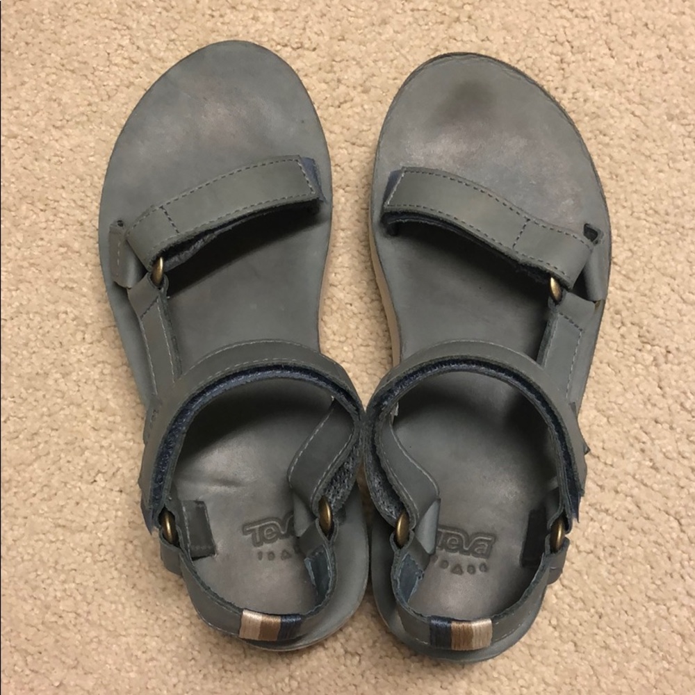 TEVA Blue Flatform Universal Sandals